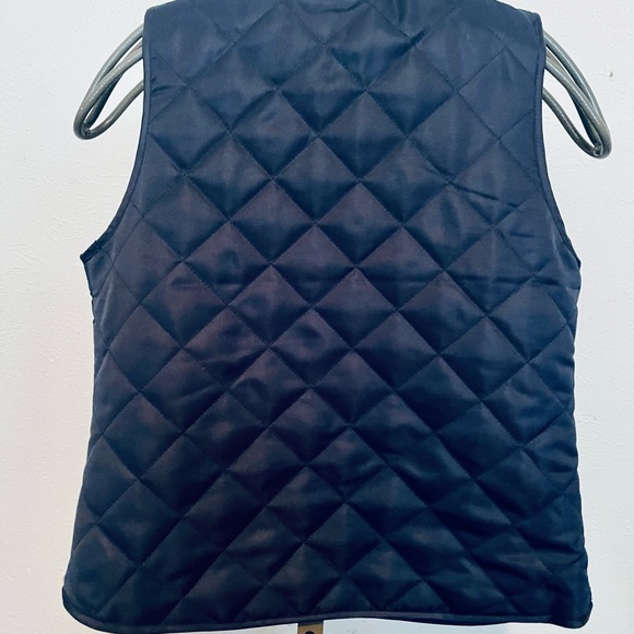 WannaB Navy Quilted Vest Size Large - Picture 4 of 6